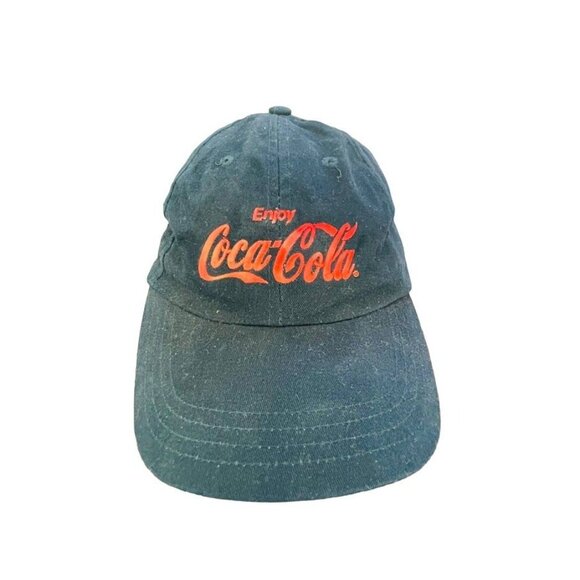 Coca Cola Brand USA Hat Navy Blue Baseball Cap OS - Picture 10 of 11